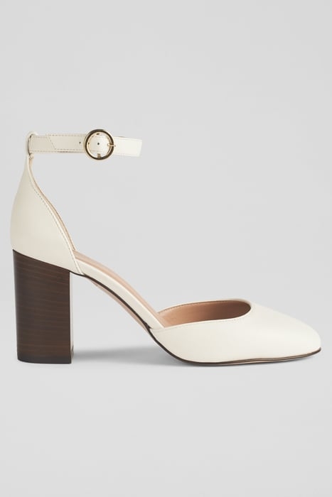 SIMMI BLOCK SANDAL WHITE 1