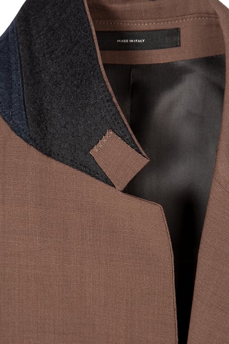 GENTS CONCEALED 2 BTN JACKET MUD 3