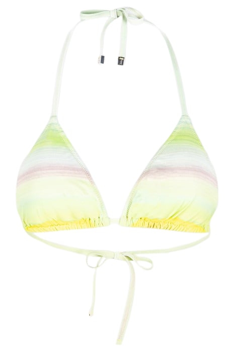 WOMEN TOP BIKINI TRIANGLE YELLOW 1