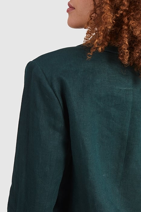 IMPERIAL GREEN LINEN SUIT JACKET 6