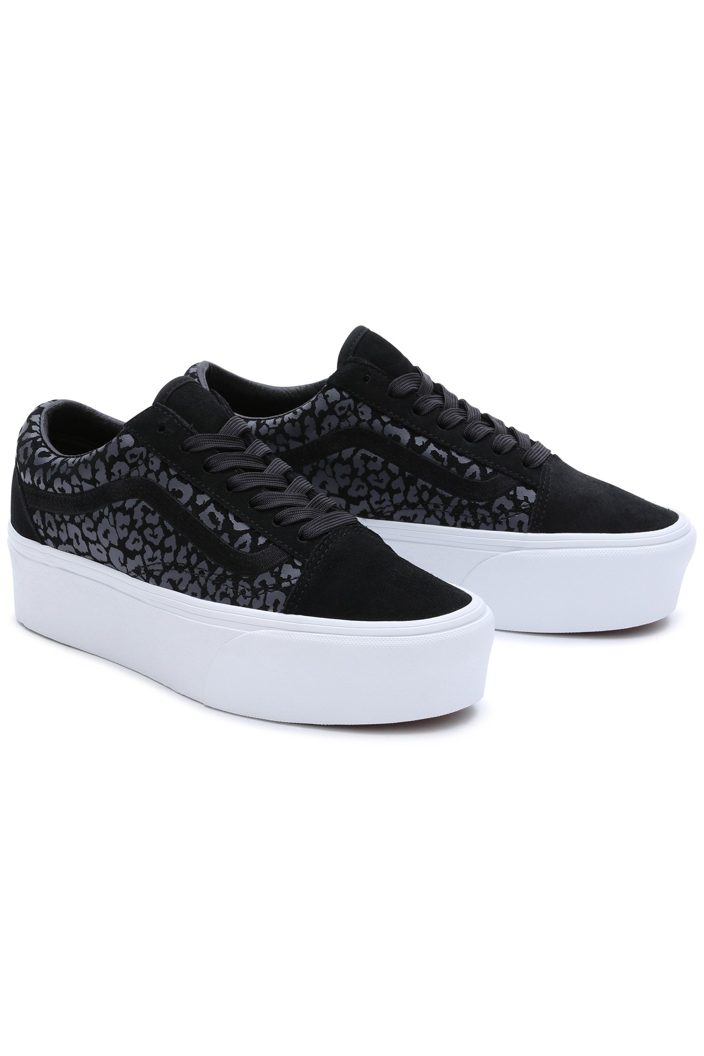 OLD SKOOL STACKFORM MONO EMBROIDERY BLACK/LEOPARD 3
