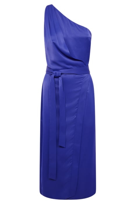 FLORA-SATIN ONE SHOULDER PURPLE 5