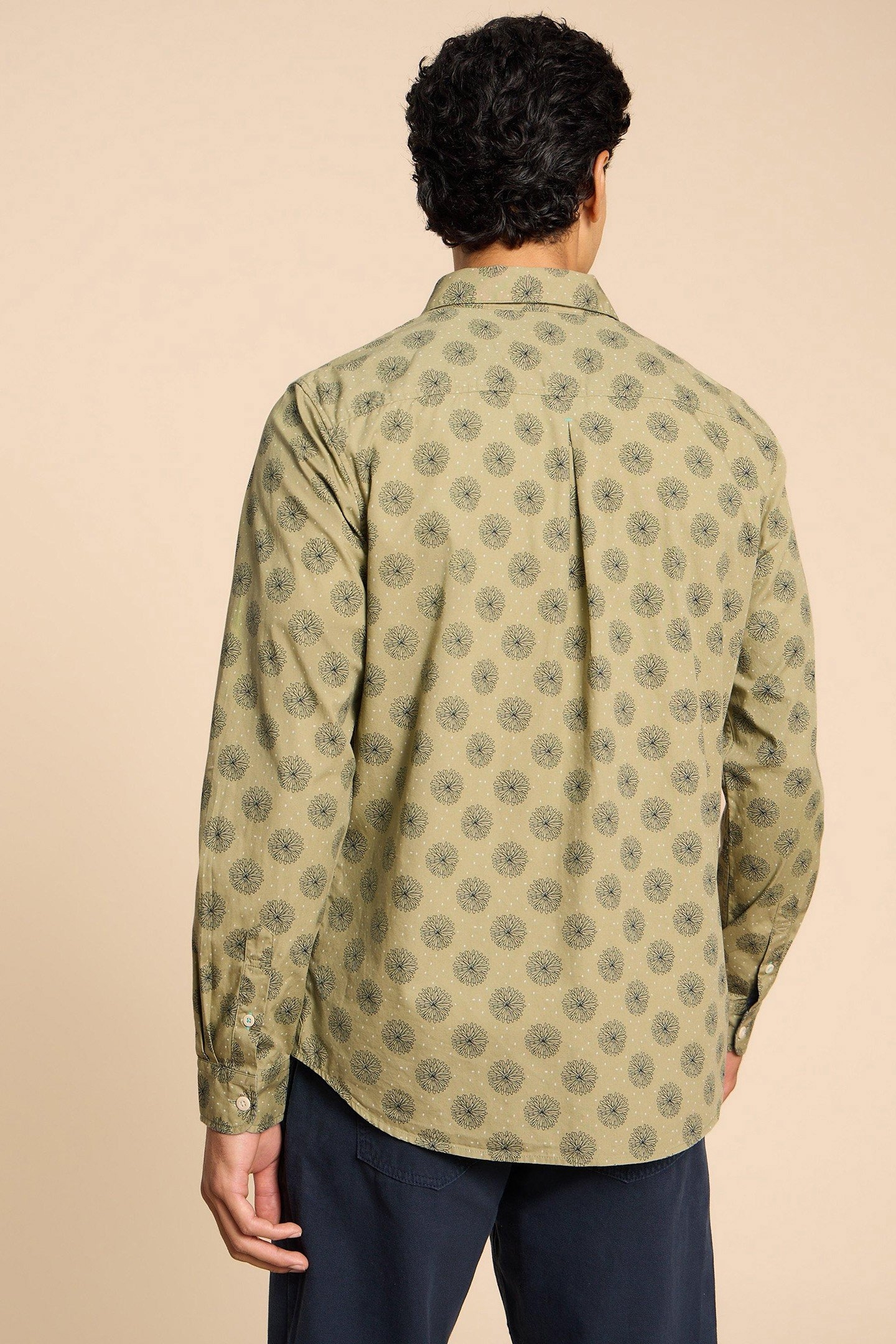 DAISY FLORAL PRINTED SHIRT GREEN PRINT 2