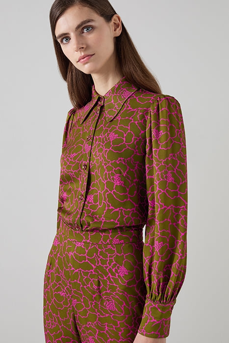 SONYA PEONY BLOUS GREEN 4