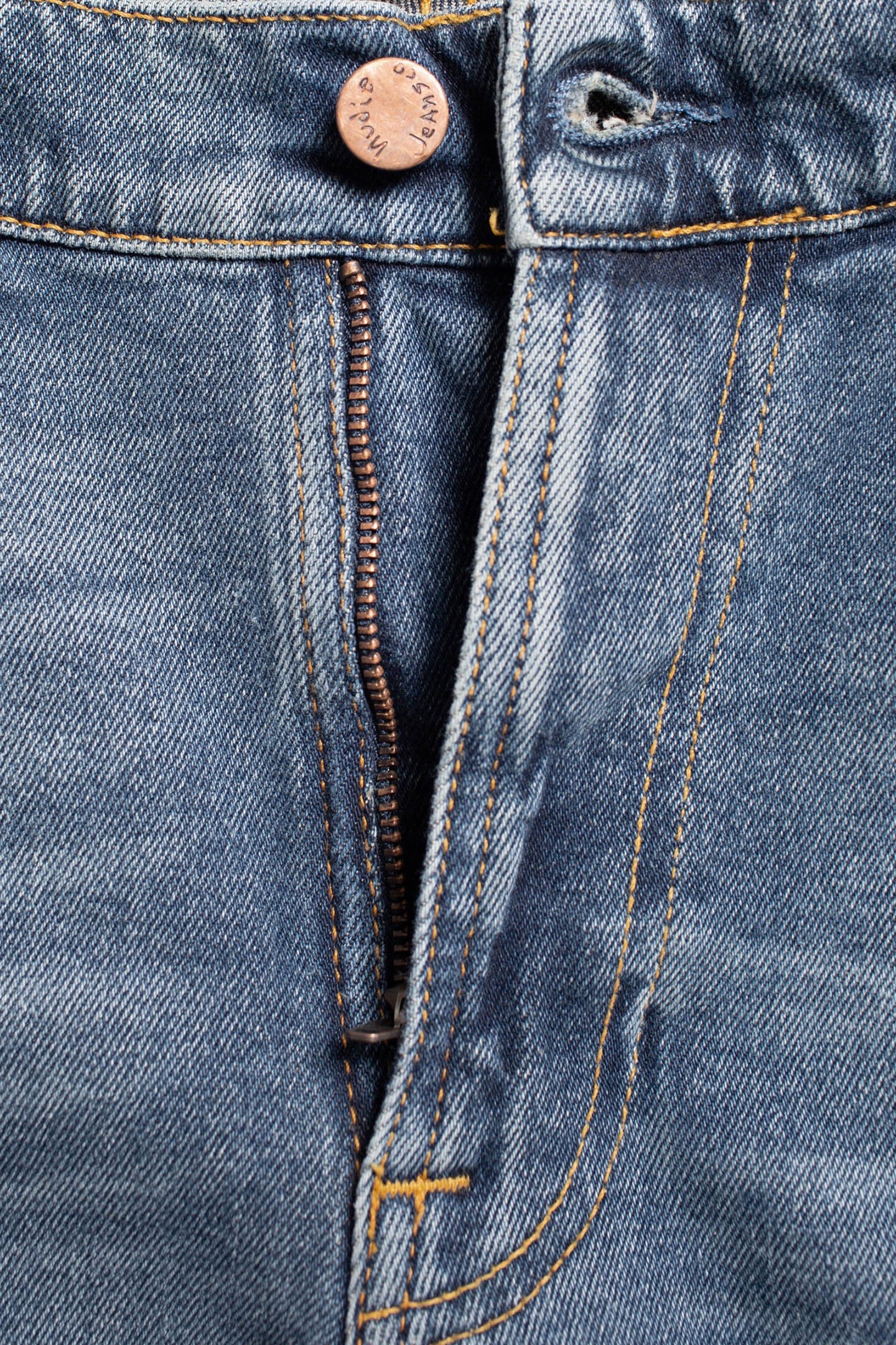 LEAN DEAN HEAVY WORN SELVAGE BLUE 6