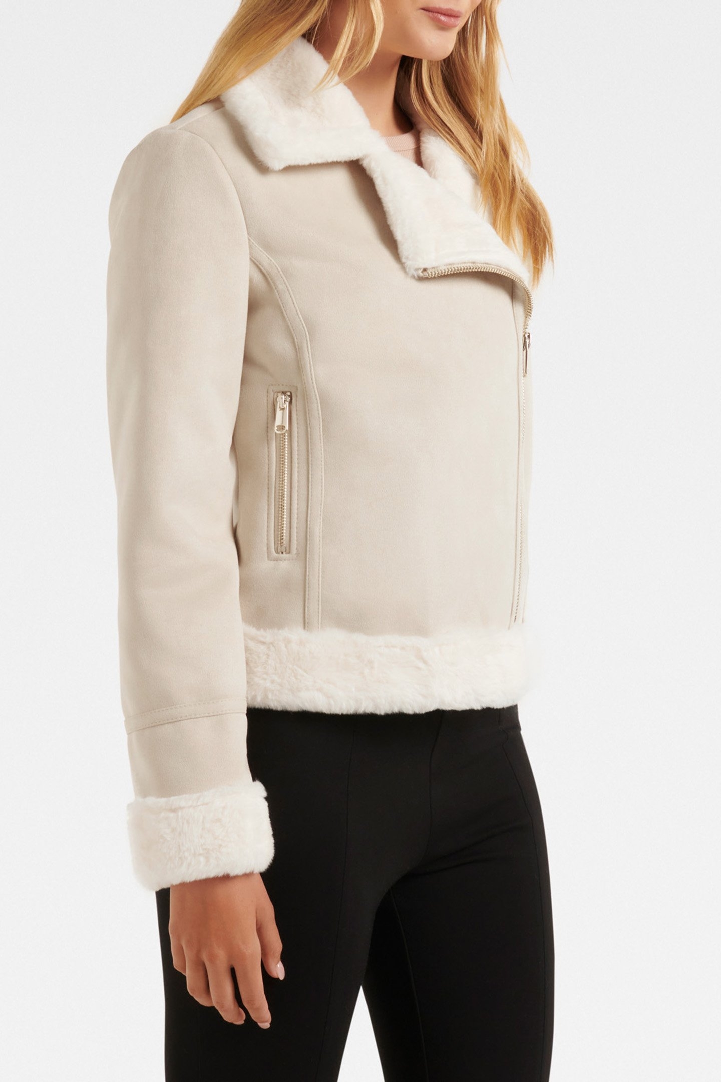 HOUSTON AVIATOR JACKET CREAM 4