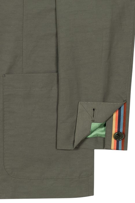 MENS 2BTN SB JACKET MILITARY GREEN 8