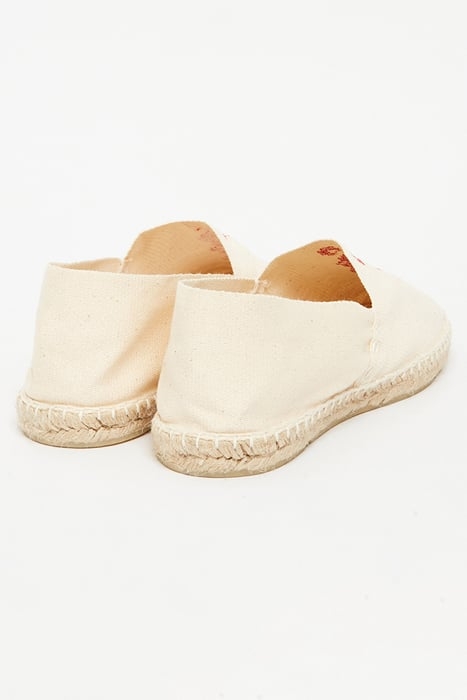 AURIANE ESPADRILLES ECRU RED 3