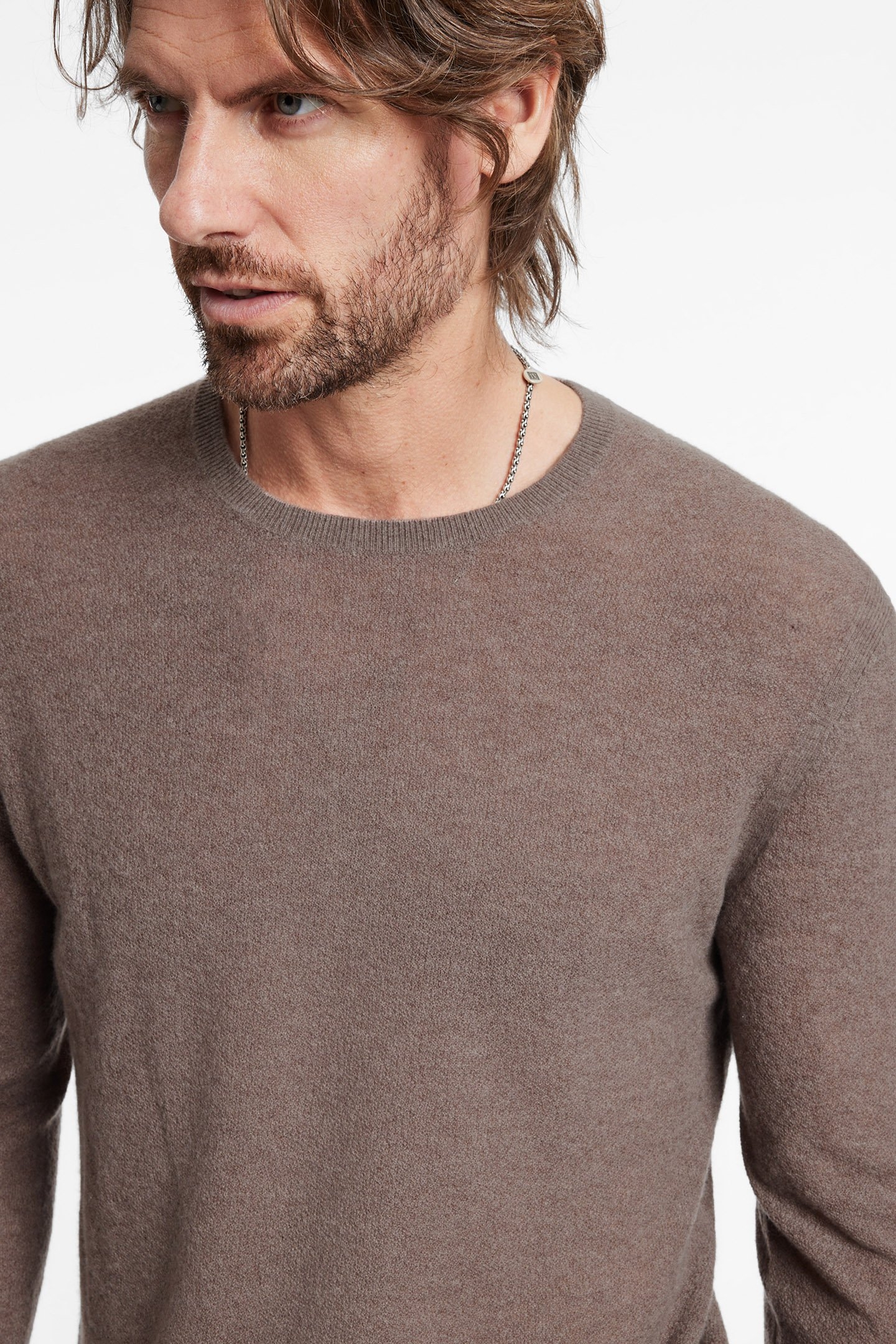 ALESSIO REGULAR FIT CREWNECK MUSHROOM 3