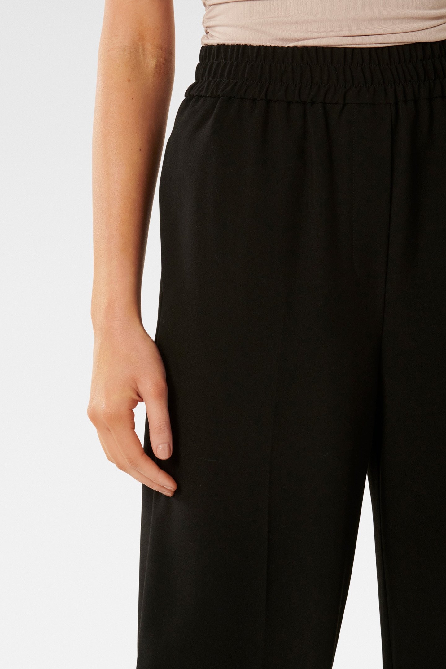 KYAH RUCHED WAIST BAND PANTS BLACK 6