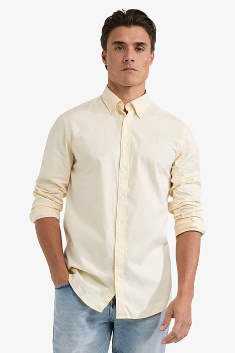 STRETCH OXFORD SHIRT LEMON YELLOW 1