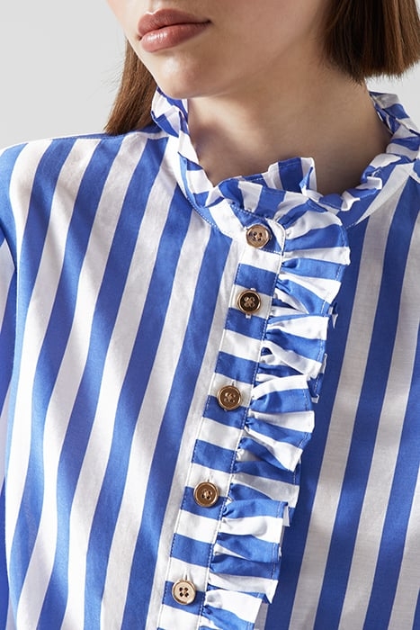 CAMILLE - BLOUS BLUE/WHITE 4