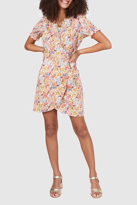 WRAP DRESS WITH SEASIDE PAISLEY PRINT 2
