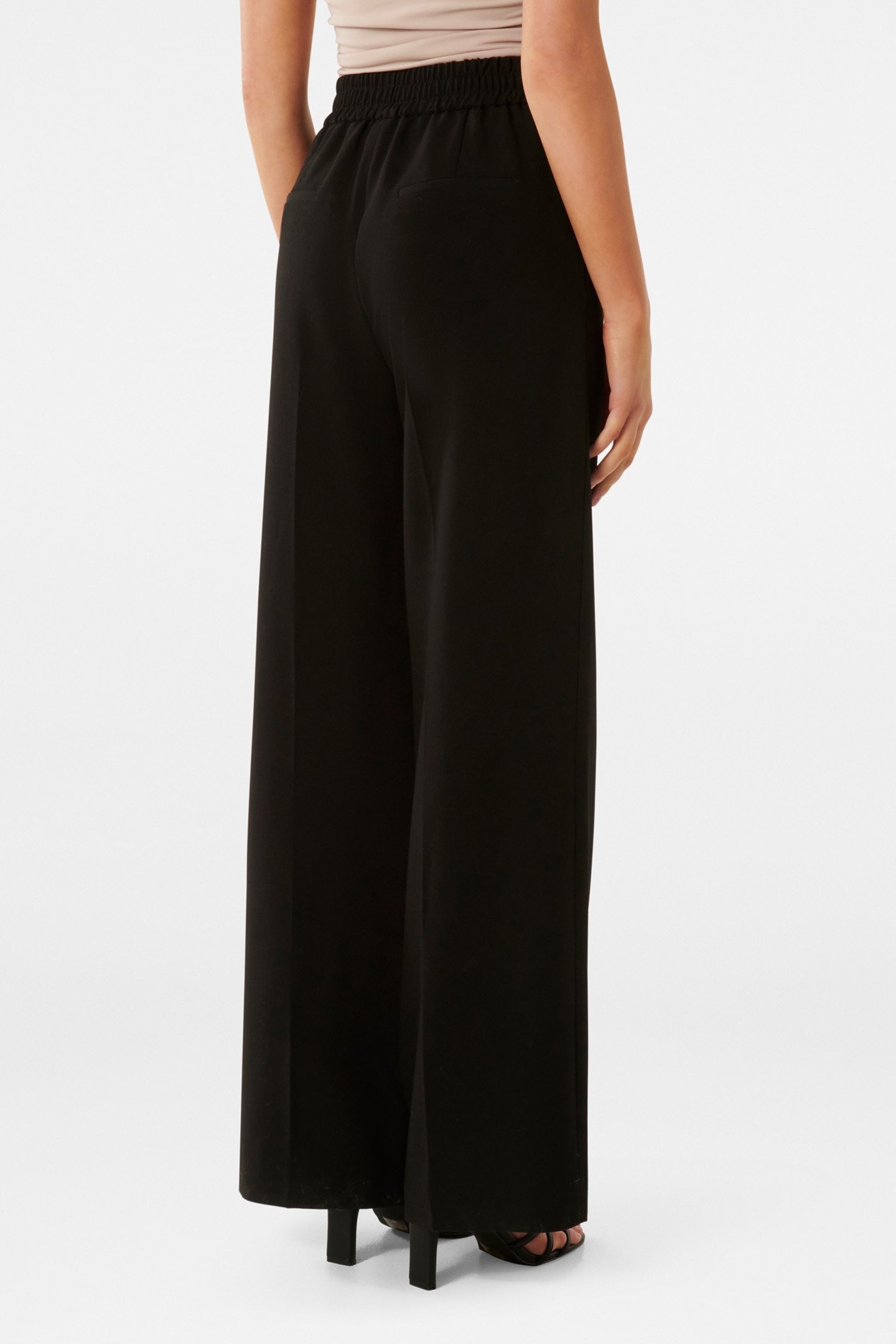 KYAH RUCHED WAIST BAND PANTS BLACK 2