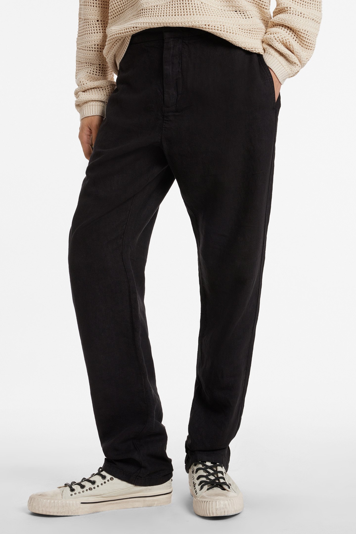 SAL SIDE SEAM POCKET PANT BLACK 1