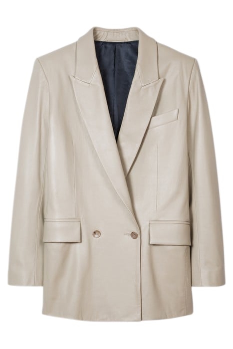 WOMENS LEATHER JACKET PARCHMENT 4