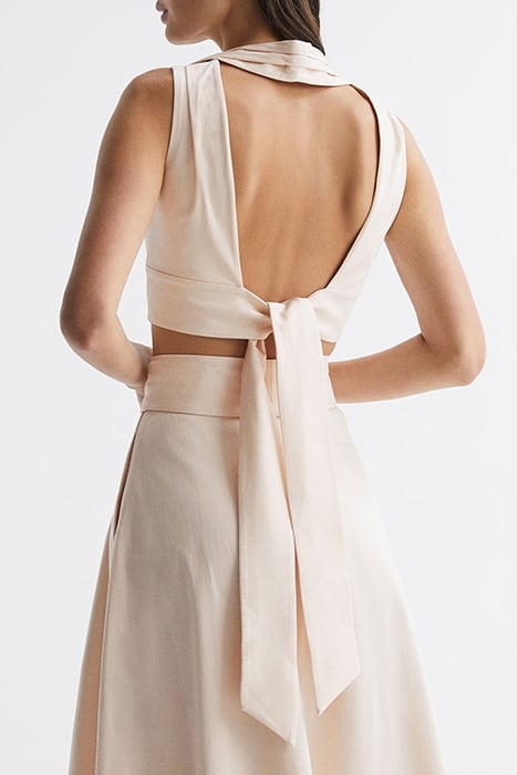 REBECCA-PLEAT SHOULDER CR NUDE 4