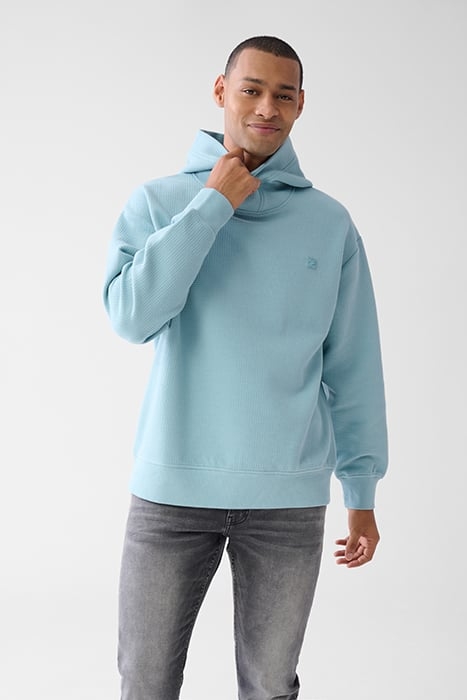 MA-SBJAQUARD HOODIE LIGHTBLUE 1