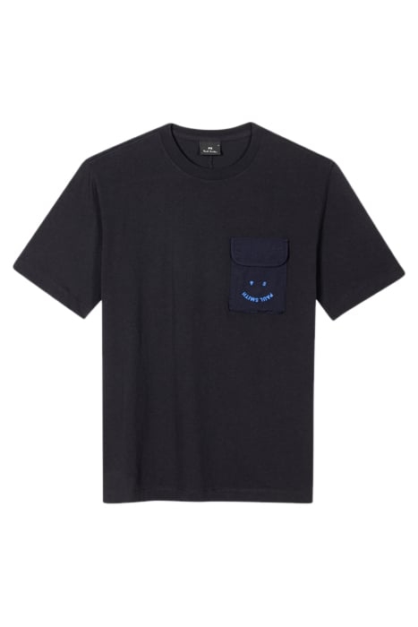 MENS SS TSHIRT PS HAPPY VERY DARK NAVY 3