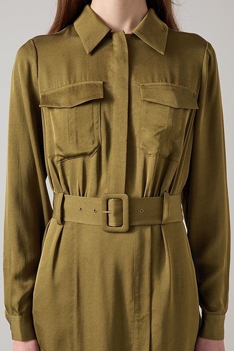 NEWTON UTILITY SHIRT DRESS OLIVE 6
