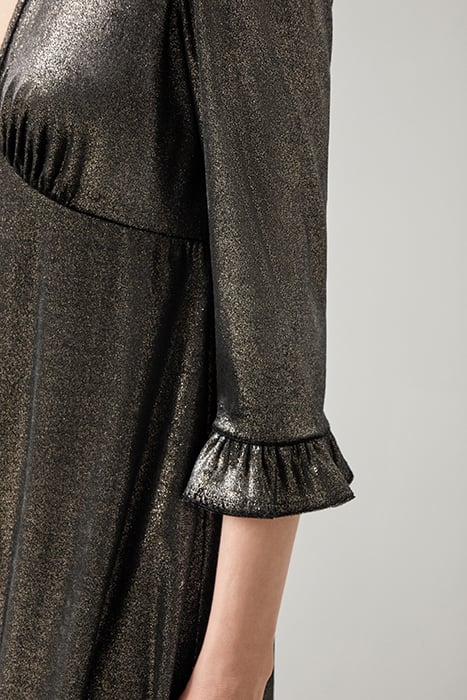 DEBORAH PEPLUM MIDI DRESS GOLD 5