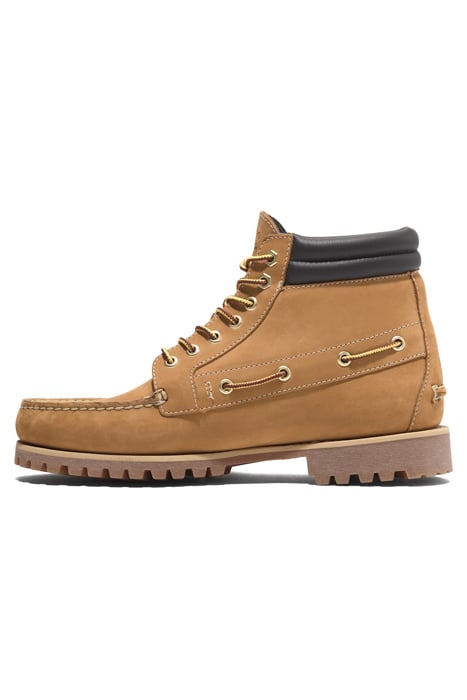 TIMBERLAND AUTHENTIC MID LACE UP BOOT WHEAT NUBUCK 6