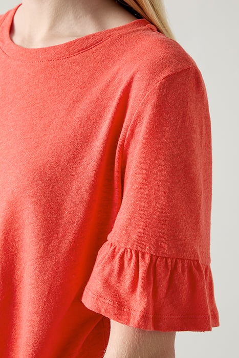 GENE LINEN T-SHIRT STRAWBERRY 4