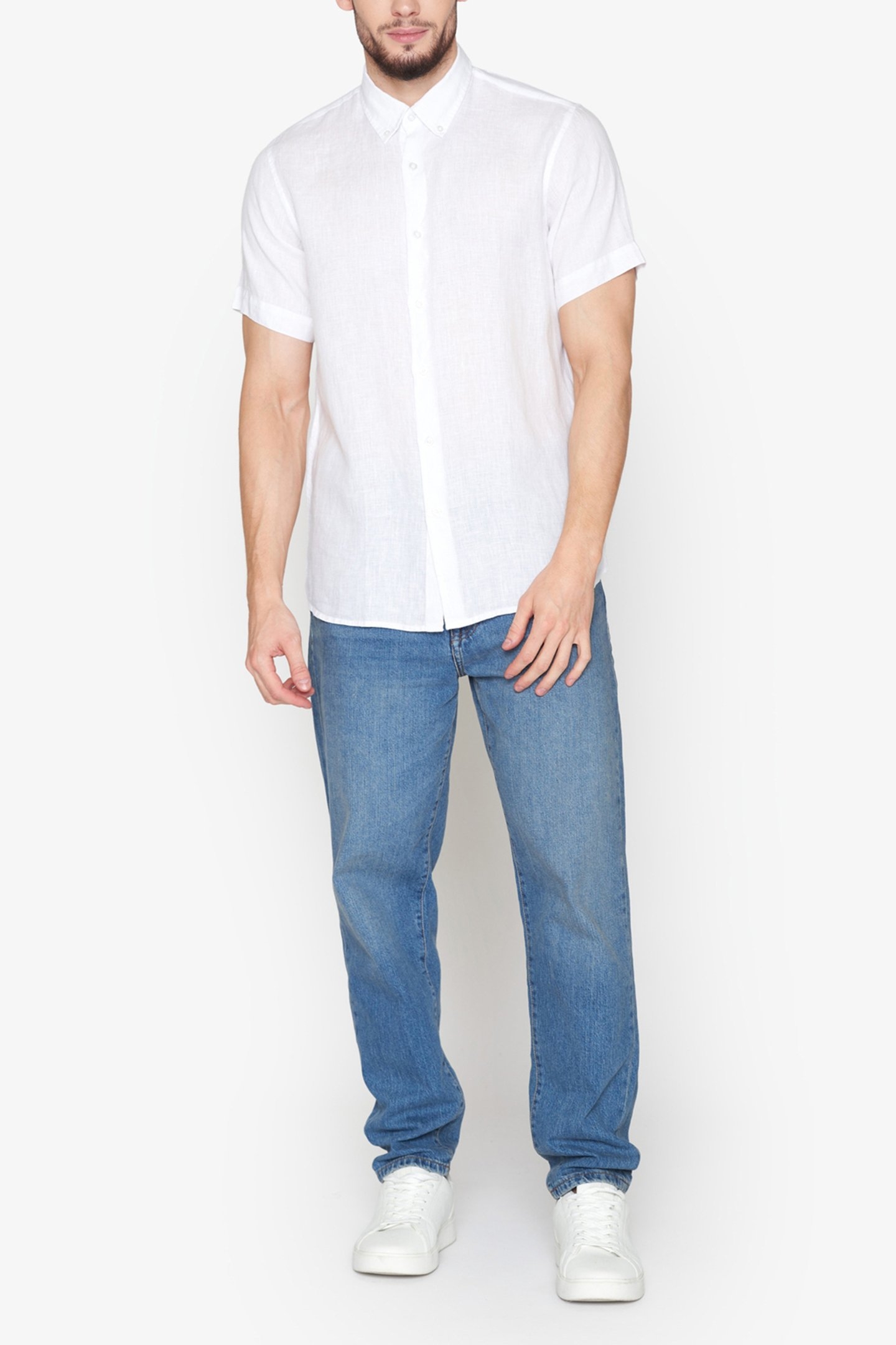 THERKELSI LINEN/COTTON WHITE 3