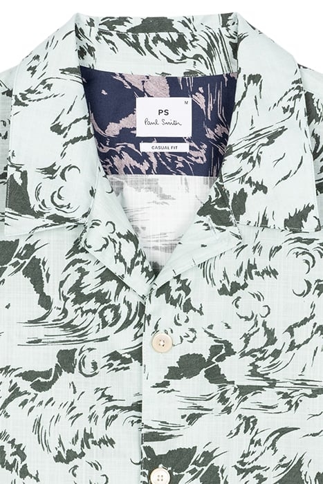 MENS SS CASUAL FIT SHIRT PEA GREEN 2