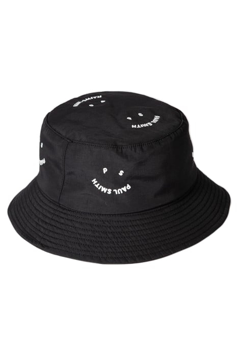 WOMEN HAT BKT HAPPY ALLR BLACK 2