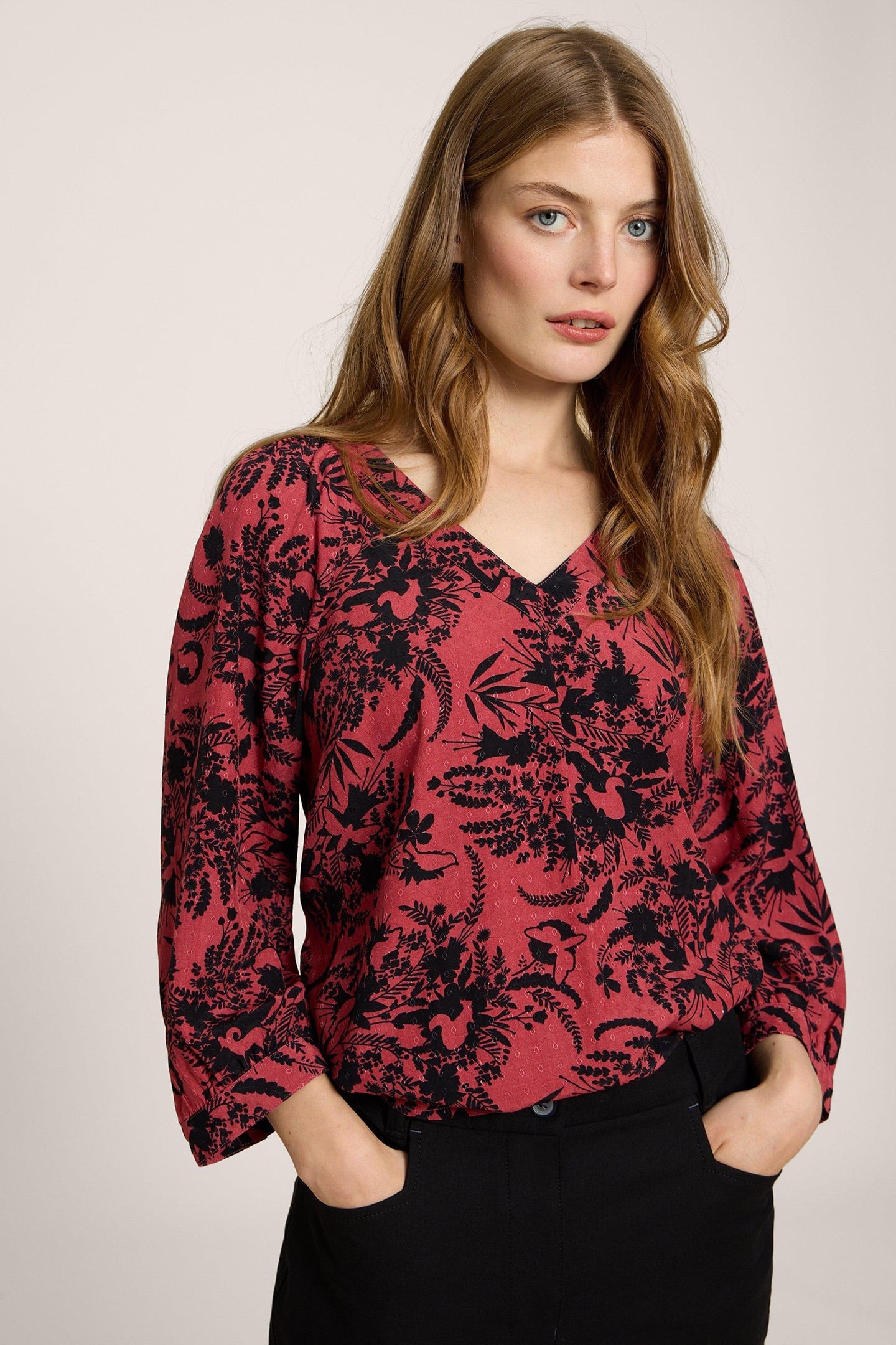 AMBER TOP PLUM MULTI 1