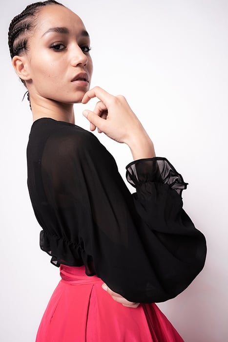 CARAMBOLA SHRUG BLACK 7