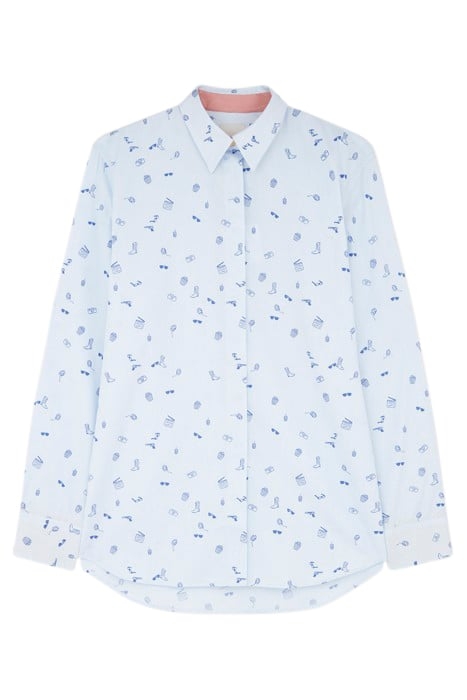 WOMENS SHIRT LIGHT BLUE 4