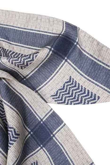 SILK SCARF ST. TROPEZ BLUE KEFFIYEH BLUE 3