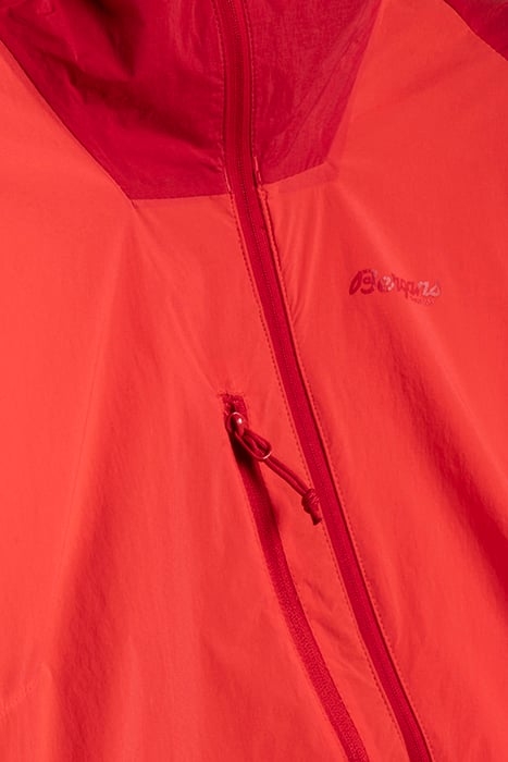 CECILIE LT WIND ANORAK LIGHT DAHLIA RED / DAHLIA RED 3