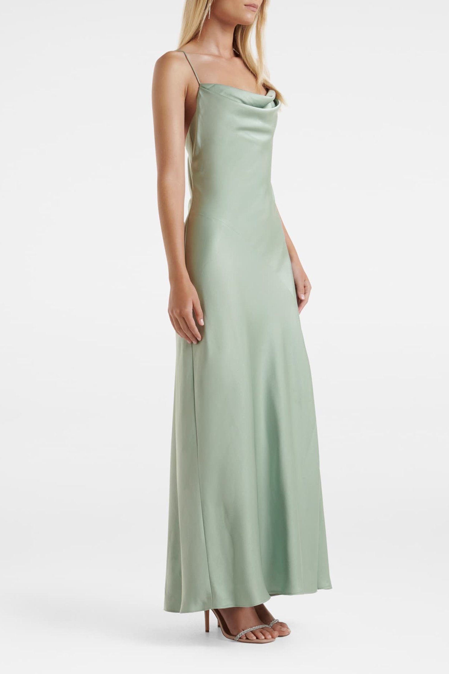 BLAIR BACK DETAIL MAXI DRESS SEAFOAM 4