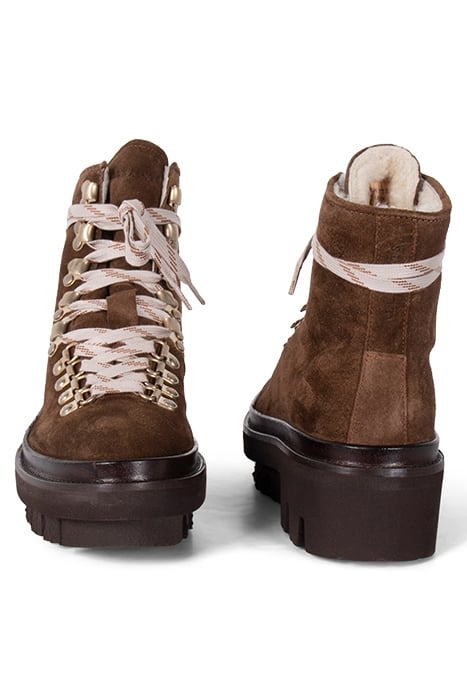 WANDA SHEARLING BOOT CHOCOLATE BROWN 2