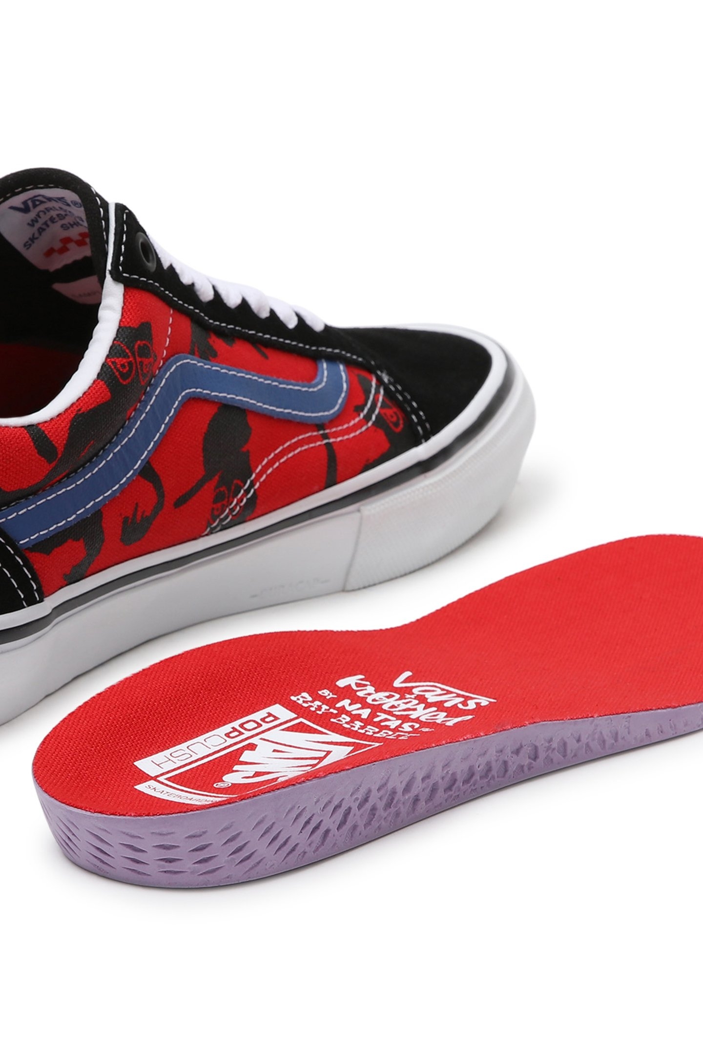 SKATE OLD SKOOL (KROOKED BY NATAS FOR RAY) RED 7