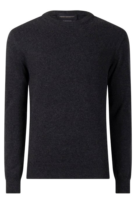 CASHMERE CREW NECK BLACK 1