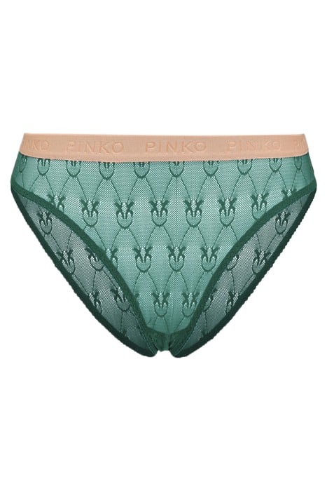 SENZA PAROLE SLIP GREEN/NUDE 1