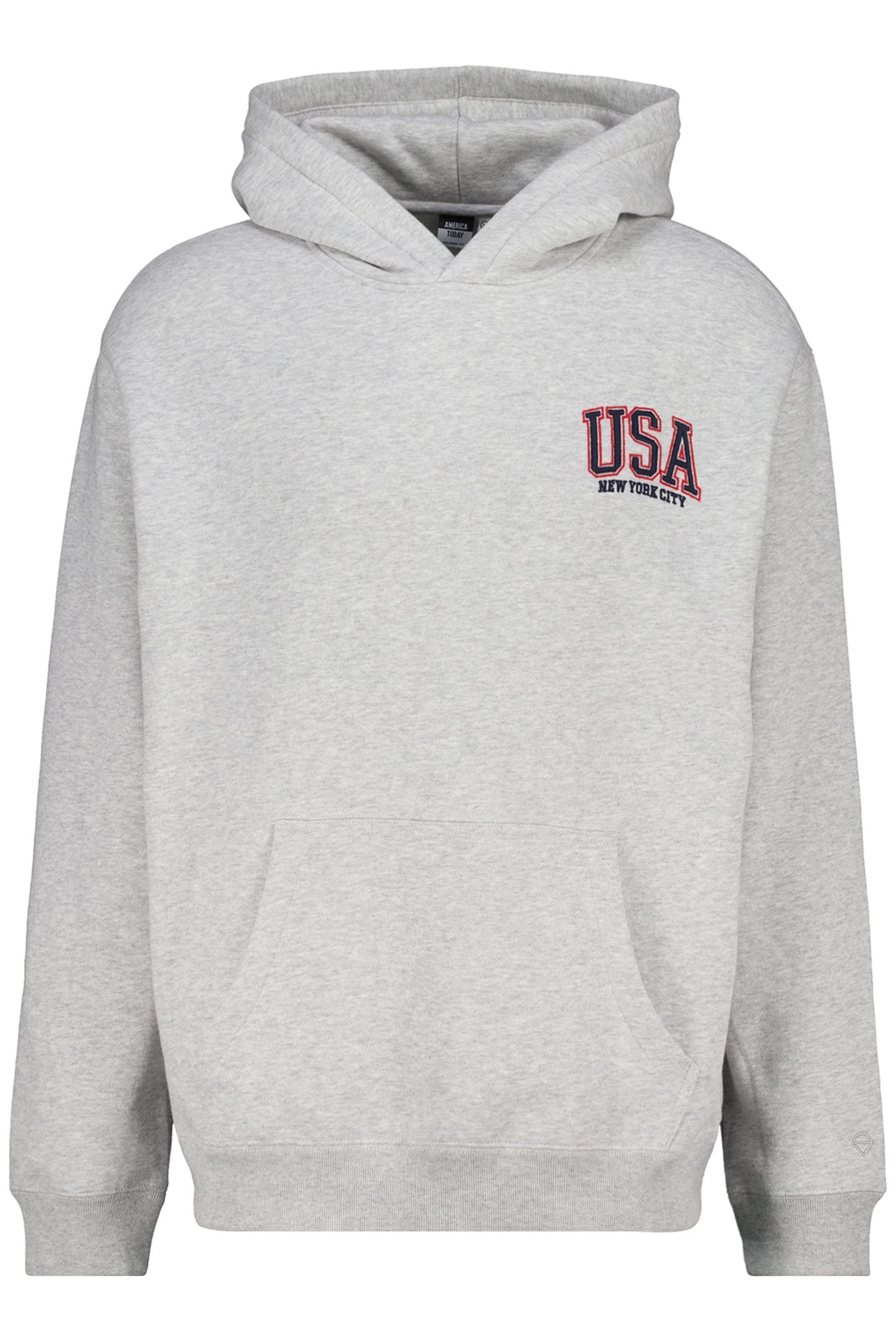 STARK HOOD LIGHT GREY MELANGE 1