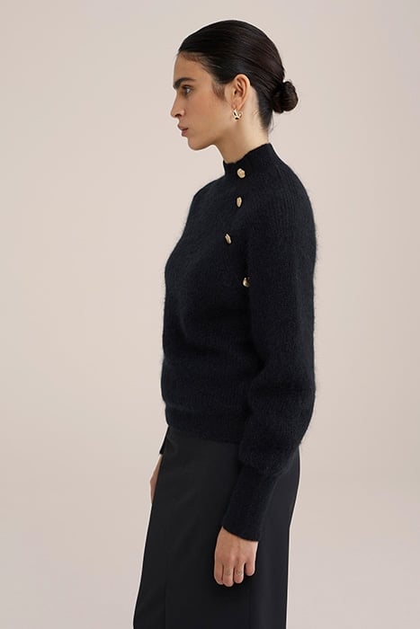 KNITTED PULLOVER BLACK 4