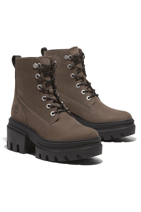 EVERLEIGH MID LACE UP BOOT MEDIUM BROWN NUBUCK 2