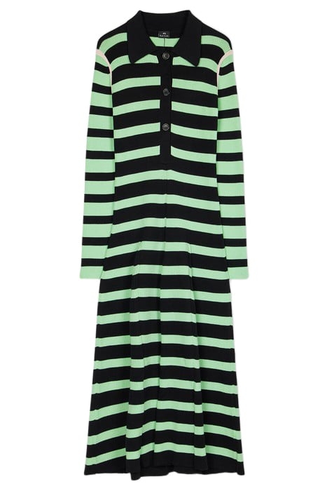 WOMENS KNITTED DRESS BLACK 3