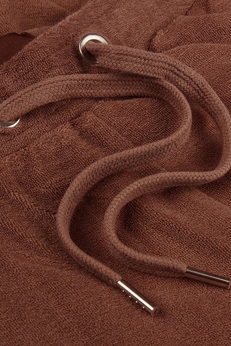 TOWELLING SHORTS BROWN 3