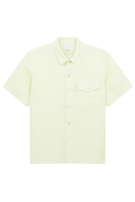 MENS SS CASUAL FIT SHIRT LIME GREEN 4