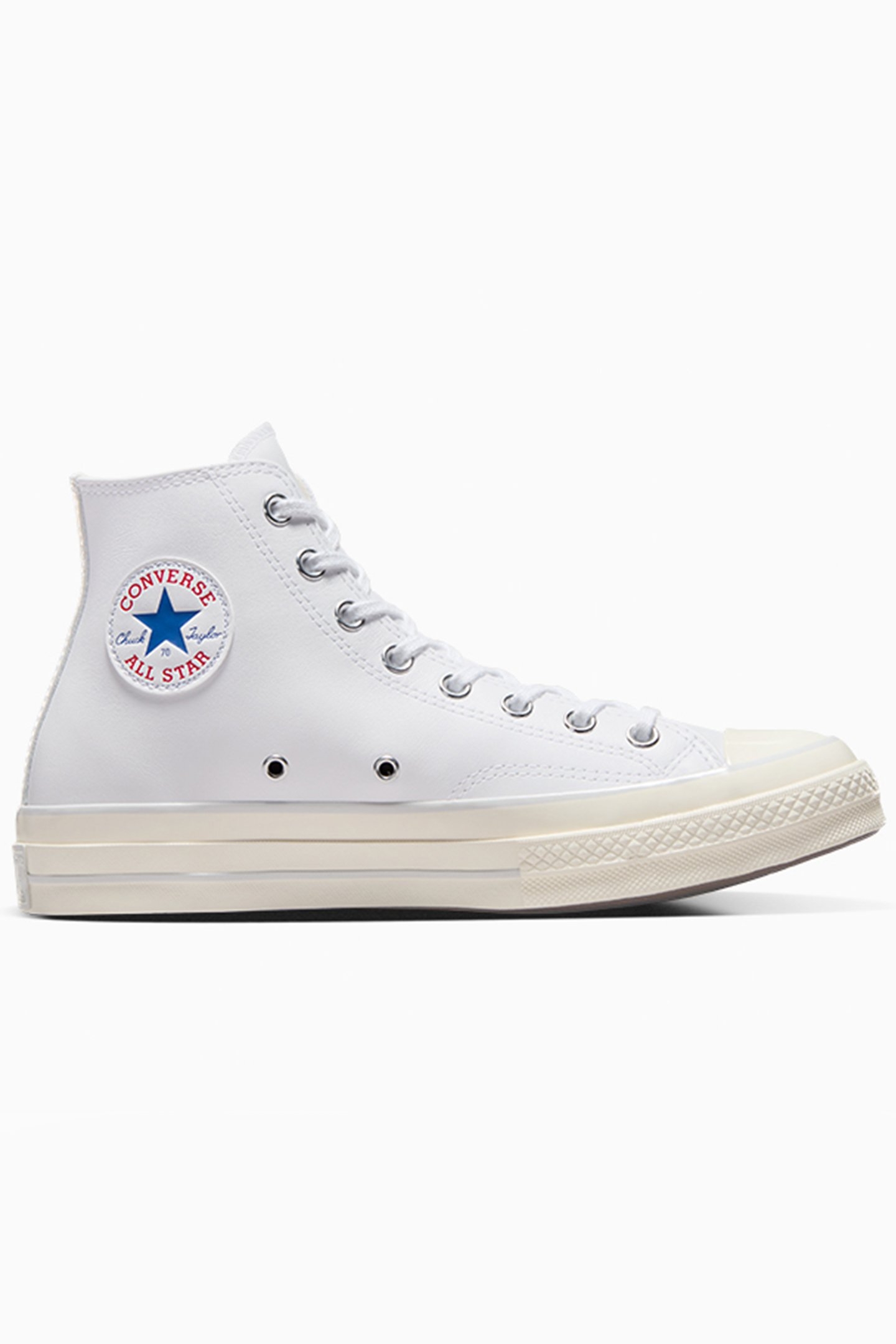 CHUCK 70 LEATHER WHITE/FOSSILIZED/EGRET 1