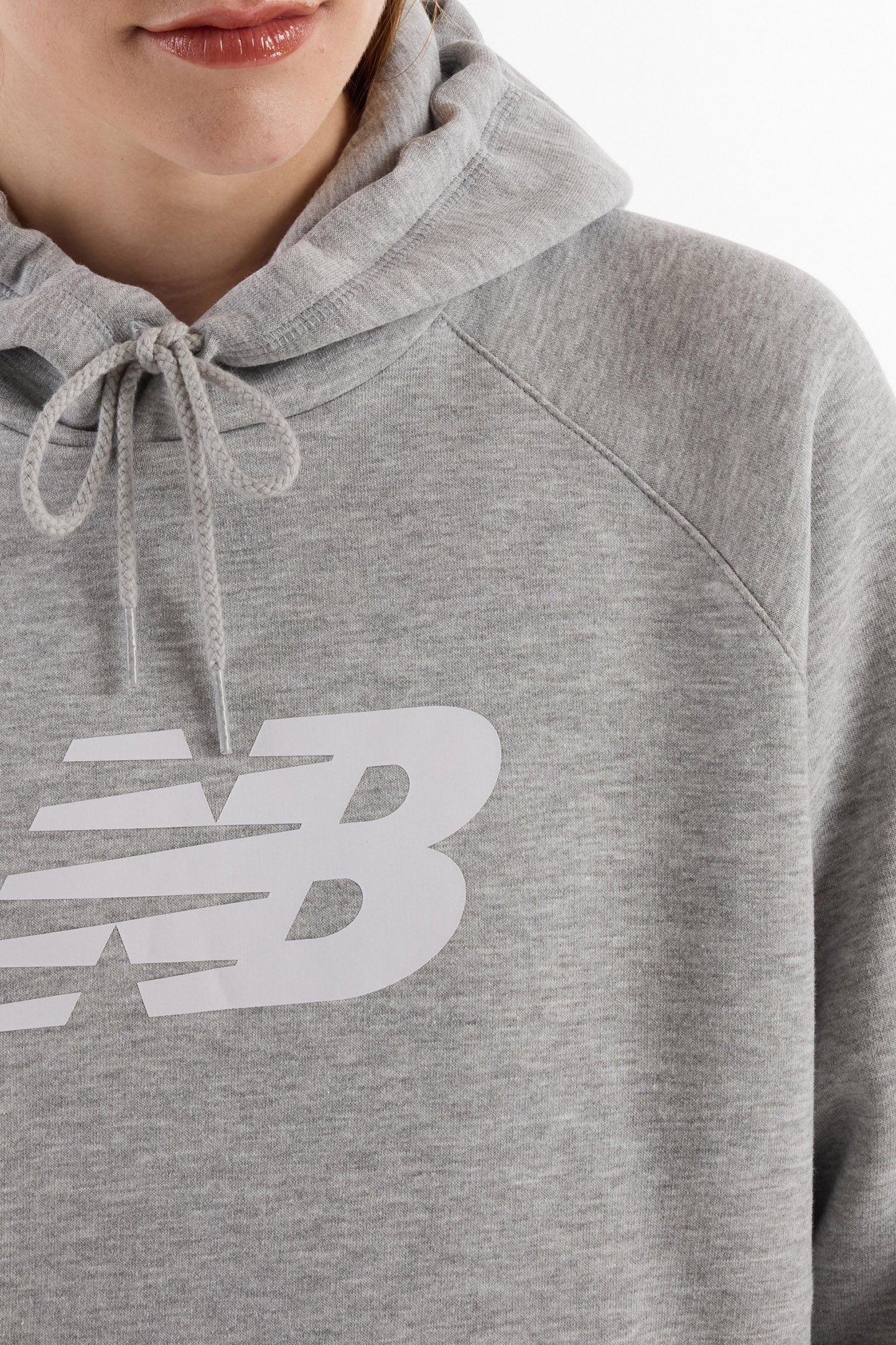 NB LOGO HOODIE IN GREY 4