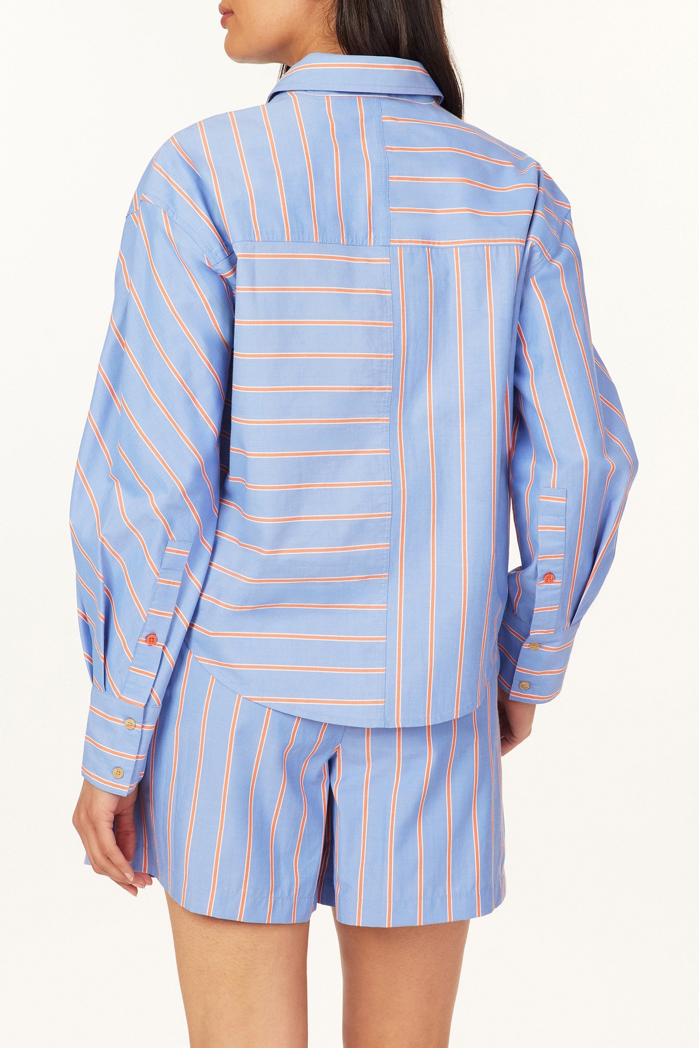 CROPPED BOYFRIEND SHIRT ALLURE MULTI 2