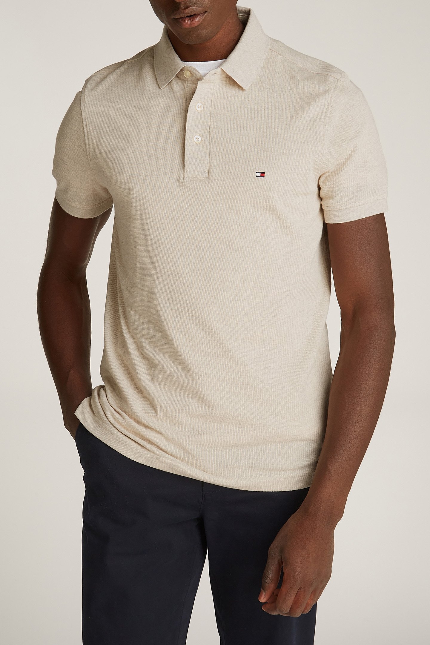 1985 SLIM FIT POLO SHIRT LIGHT BEIGE 1